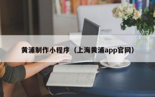 资阳黄浦制作小程序（上海黄浦app官网）