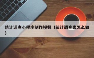 资阳统计调查小程序制作视频（统计调查表怎么做）