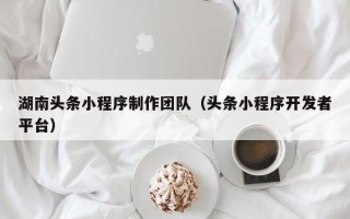 资阳湖南头条小程序制作团队（头条小程序开发者平台）
